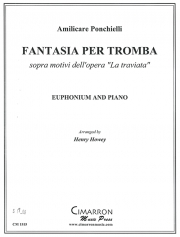 ファンタジア・椿姫・Op.146（アミルカーレ・ポンキエッリ）（ユーフォニアム+ピアノ）【Fantasia La Traviata Op. 146】