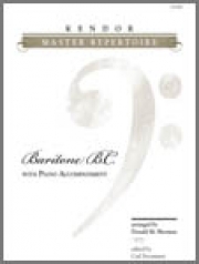 マスター・レパートリー　B.C.【Kendor Master Repertoire - Baritone B.C.】