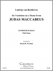 「ユダス マカベウス」の6つの変奏曲（ベートーヴェン）（ユーフォニアム+ピアノ）【Six Variations on Judas Macabeus】