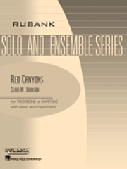 レッド・キャニオン（クレア・W・ジョンソン）（ユーフォニアム+ピアノ）【Red Canyons】