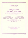 簡単な50のエチュード（ギルバート・リス）【50 Etudes faciles】