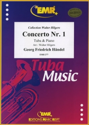協奏曲1番・ニ短調 (ヘンデル)（テューバ+ピアノ）【Concerto No. 1in D Minor】