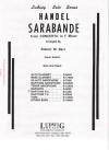 サラバンド「協奏曲・ヘ短調」より (ヘンデル)（テューバ）【SARABANDE FROM CONCERTO IN F MINOR】