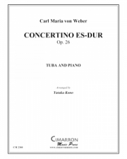コンチェルティーノ・変ホ長調（カール・マリア・フォン・ウェーバー）（テューバ+ピアノ）【Concertino Es-Dur】