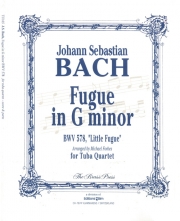小フーガト短調 BWV578 (バッハ）（ユーフォニアム＆テューバ四重奏）【Fugue In G Minor Bwv 578. Little Fugue】