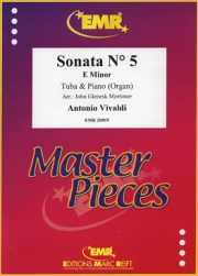 ソナタ・5番・ホ短調（アントニオ・ヴィヴァルディ）（テューバ+ピアノ）【Sonata No. 5 in E minor】