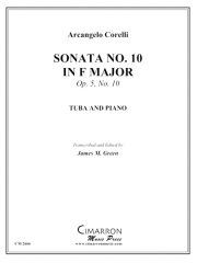 ソナタ・No.10・ヘ長調（アルカンジェロ・コレッリ）（テューバ+ピアノ）【Sonata No. 10 in F Major】
