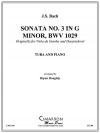 ソナタ・BWV・1029（バッハ）（テューバ+ピアノ）【Sonata BWV 1029】