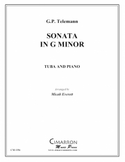 ソナタ・ト短調 （テレマン）（テューバ+ピアノ）【Sonata in G minor】