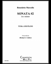 ソナタ・No.2・ホ短調（ベネデット・マルチェッロ）（テューバ+ピアノ）【Sonata #2 in e minor】