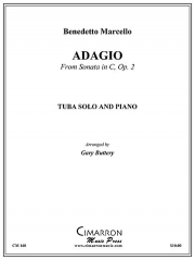 アダージョ「ソナタ・ハ長調・Op.2」より（ベネデット・マルチェッロ）（テューバ+ピアノ）【Adagio from Sonata in C. Op. 2】
