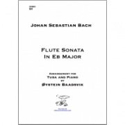 フルート・ソナタ・変ホ長調（バッハ）（テューバ+ピアノ）【Flute sonata in Eb】