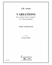 変奏曲（ジャン・バティスト・アーバン）（テューバ+ピアノ）【Variations】