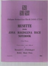 ミュゼット（バッハ）（テューバ+ピアノ）【Musette (AMB Notebook)】