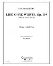 無言歌・Op.109（フェリックス・メンデルスゾーン）（テューバ+ピアノ）【Lied Ohne Worte Op. 109】