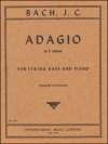 アダージョ・ホ短調（バッハ）（ストリングベース+ピアノ）【Adagio in E minor】