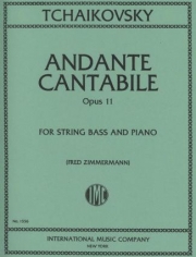 アンダンテ・カンタービレ・Op.11（チャイコフスキー）（ストリングベース+ピアノ）【Andante Cantabile Op. 11 (solo tuning)】