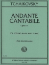 アンダンテ・カンタービレ・Op.11（チャイコフスキー）（ストリングベース+ピアノ）【Andante Cantabile Op. 11 (solo tuning)】