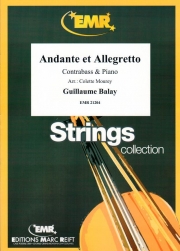 アンダンテとアレグレット（ギヨーム・バレイ）（ストリングベース+ピアノ）【Andante et Allegretto】