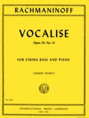 ヴォカリーズ・Op. 34・No. 14（セルゲイ・ラフマニノフ）（ストリングベース+ピアノ）【Vocalise Op. 34 No. 14 (solo tuning)】