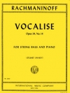ヴォカリーズ・Op. 34・No. 14（セルゲイ・ラフマニノフ）（ストリングベース+ピアノ）【Vocalise Op. 34 No. 14 (solo tuning)】