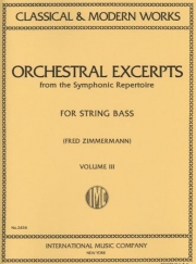 オーケストラからの抜粋・Vol.3（ストリングベース）【ORCHESTRAL EXCERPTS Vol.3】