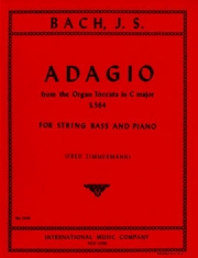 オルガン・トッカータ・ハ長調より「アダージョ」（バッハ）（ストリングベース+ピアノ）【Adagio from the Organ Toccata in C major】