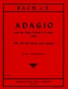 オルガン・トッカータ・ハ長調より「アダージョ」（バッハ）（ストリングベース+ピアノ）【Adagio from the Organ Toccata in C major】