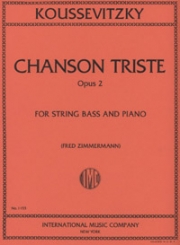 悲しき歌 Op.2（セルゲイ・クーセヴィツキー）（ストリングベース+ピアノ）【CHANSON TRISTE Oｐ. 2】