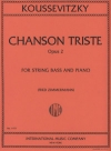 悲しき歌 Op.2（セルゲイ・クーセヴィツキー）（ストリングベース+ピアノ）【CHANSON TRISTE Oｐ. 2】