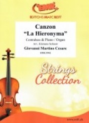 カンツォーネ（ジョヴァンニ・マルティーノ・チェーザレ）（ストリングベース+ピアノ）【Canzon La Hieronyma】