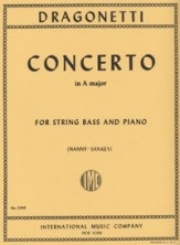 協奏曲・イ長調（ドメニコ・ドラゴネッティ）（ストリングベース+ピアノ）【Concerto in A major (solo tuning)】