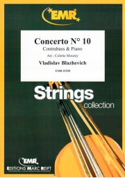 協奏曲・10番（ウラディスラフ・ブラゼヴィッチ）（ストリングベース+ピアノ）【Concerto No. 10】