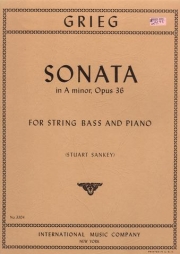 ソナタ・イ短調・Op.36（エドヴァルド・グリーグ）（ストリングベース+ピアノ）【Sonata in A minor Op. 36 (solo tuning)】