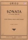 ソナタ・イ短調・Op.36（エドヴァルド・グリーグ）（ストリングベース+ピアノ）【Sonata in A minor Op. 36 (solo tuning)】