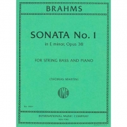 ソナタ・No.1・ホ短調・Oｐ.38（ヨハネス・ブラームス）（ストリングベース+ピアノ）【Sonata No. 1 in E minor Op. 38】