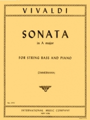 ソナタ・イ長調・RV 31・Op. 2・No. 2（アントニオ・ヴィヴァルディ）（ストリングベース+ピアノ）【Sonata in A major RV 31 Op. 2 No. 2 (solo tuning)】