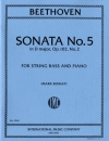 ソナタ・No.5・ニ長調・Op. 102・No. 2（ベートーヴェン）（ストリングベース+ピアノ）【Sonata No. 5 in D Major Op. 102 No. 2 (solo tuning)】