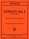 ソナタ・No.5・ホ短調・RV40（アントニオ・ヴィヴァルディ）（ストリングベース+ピアノ）【Sonata No. 5 in E minor RV 40】