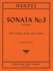 ソナタ・No.3・ヘ長調・Op. 1・No. 6 (ヘンデル)（ストリングベース+ピアノ）【Sonata No. 3 in F major Op. 1 No. 6 (solo tuning)】