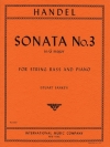 ソナタ・No.3・ヘ長調・Op. 1・No. 6 (ヘンデル)（ストリングベース+ピアノ）【Sonata No. 3 in F major Op. 1 No. 6 (solo tuning)】