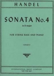 ソナタ・No.4・ニ長調 (ヘンデル)（ストリングベース+ピアノ）【Sonata No. 4 in D major (solo tuning)】