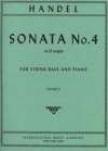 ソナタ・No.4・ニ長調 (ヘンデル)（ストリングベース+ピアノ）【Sonata No. 4 in D major (solo tuning)】