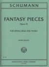 幻想小曲集・Op.73（ロベルト・シューマン）（ストリングベース+ピアノ）【Fantasy Pieces Op.73 (solo tuning)】