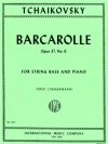 舟唄・Op.37a・No.6（チャイコフスキー）（ストリングベース+ピアノ）【Barcarolle Op. 37a No. 6】