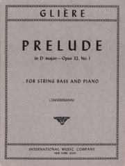 プレリュード・Op.32・No.1（レインゴリト・グリエール）（ストリングベース+ピアノ）【Prelude Op. 32 No. 1 (solo tuning)】