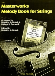 マスターワークス・メロディー・ブック（ストリングベース+ピアノ）【Masterworks Melody Book for Strings】