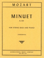 メヌエット・K.334（バッハ）（ストリングベース+ピアノ）【Minuet K. 334 (solo tuning)】