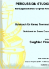 ソロブック・フォー・スネア・ドラム・Vol.1（ジークフリート・フィンク）（スネアドラム）【Solobook for Snare Drum Vol. 1】