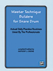マスター・テクニック・ビルダー・フォー・スネア・ドラム（アンソニー・J・シローン）（スネアドラム）【Master Technique Builders for Snare Drum】